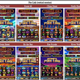 Ultimate Firelink 8 in 1 Board Software - Slot Machine