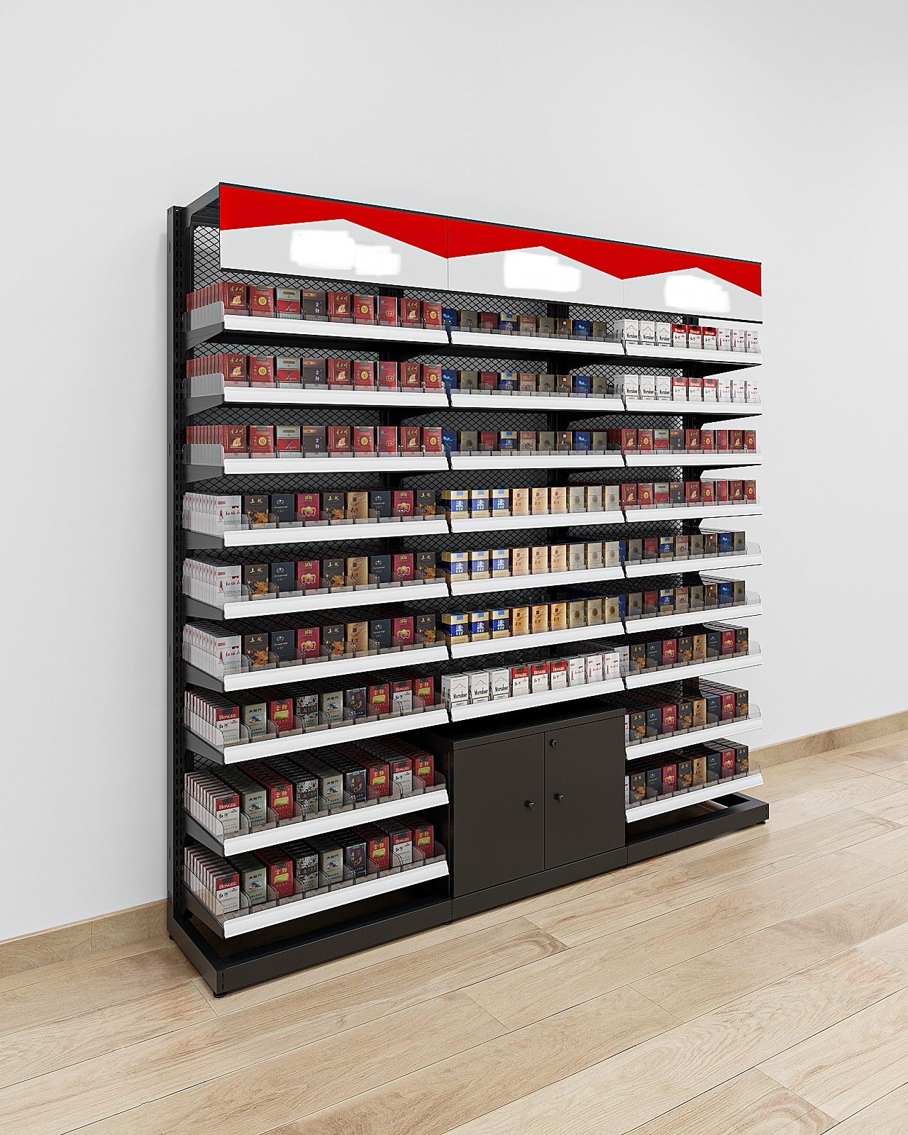 Retail Display Rack - 3 Sections