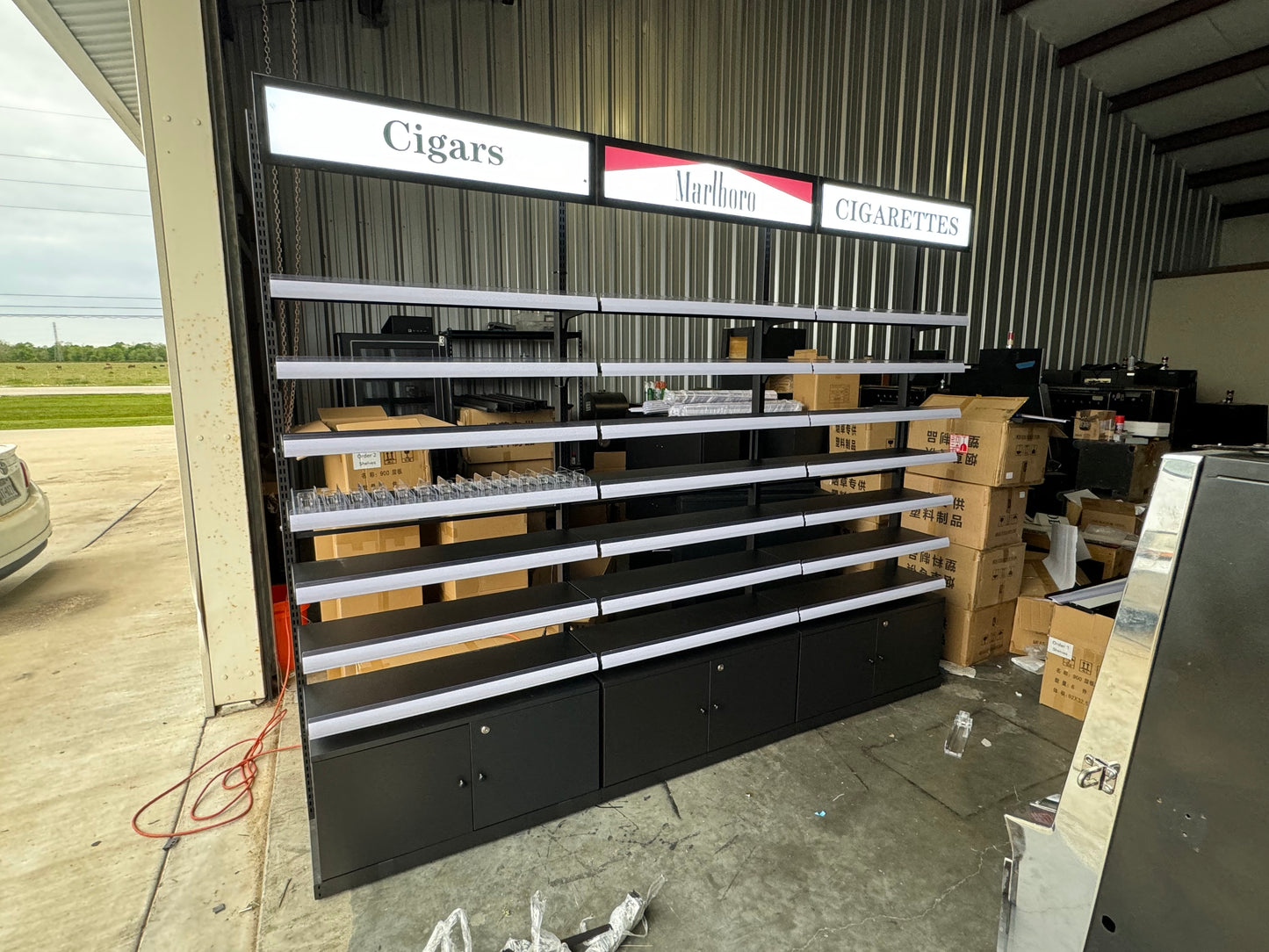 Retail Display Rack - 3 Sections